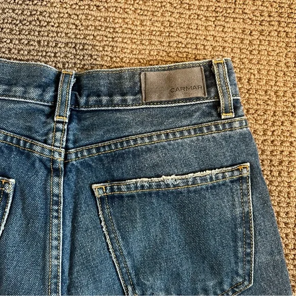 Carmar Distressed Mom Jeans - Picture 4 of 5